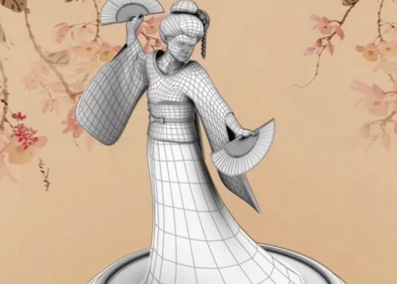 Geisha 3D Model