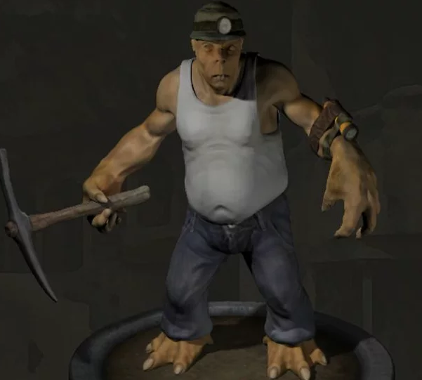 Moleman 3D Model