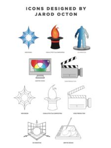 Area of Study Icons by Jarod Octon
