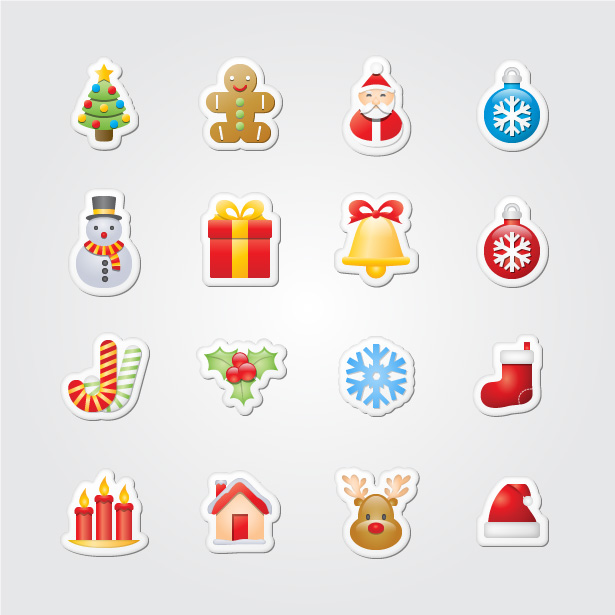 Exclusive Icons for the Holidays: "Xmas Stickers"