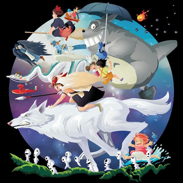 Illustration of the Week: Miyazaki Madness by Alumni Juan Fernando Garcia