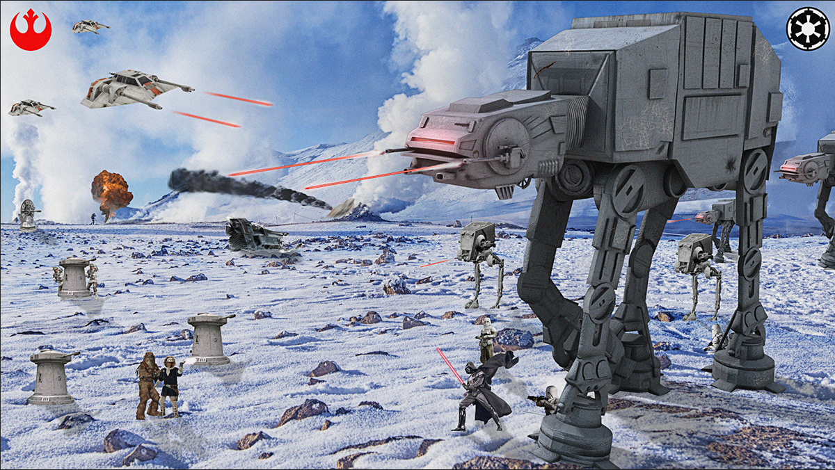 3D Project of the Week: Alex Campbell's Star Wars Model - Platt College ...