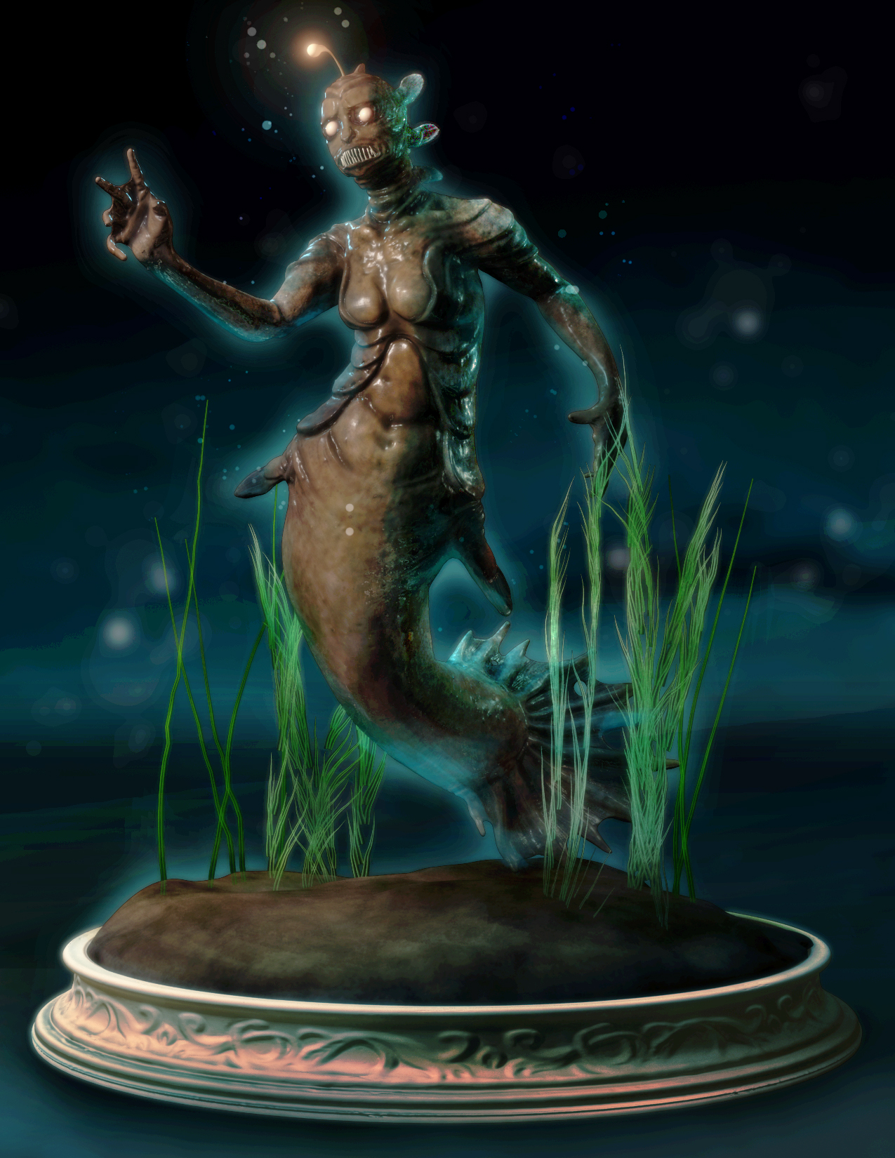 Angler Fish Character - Zbrush Modeling