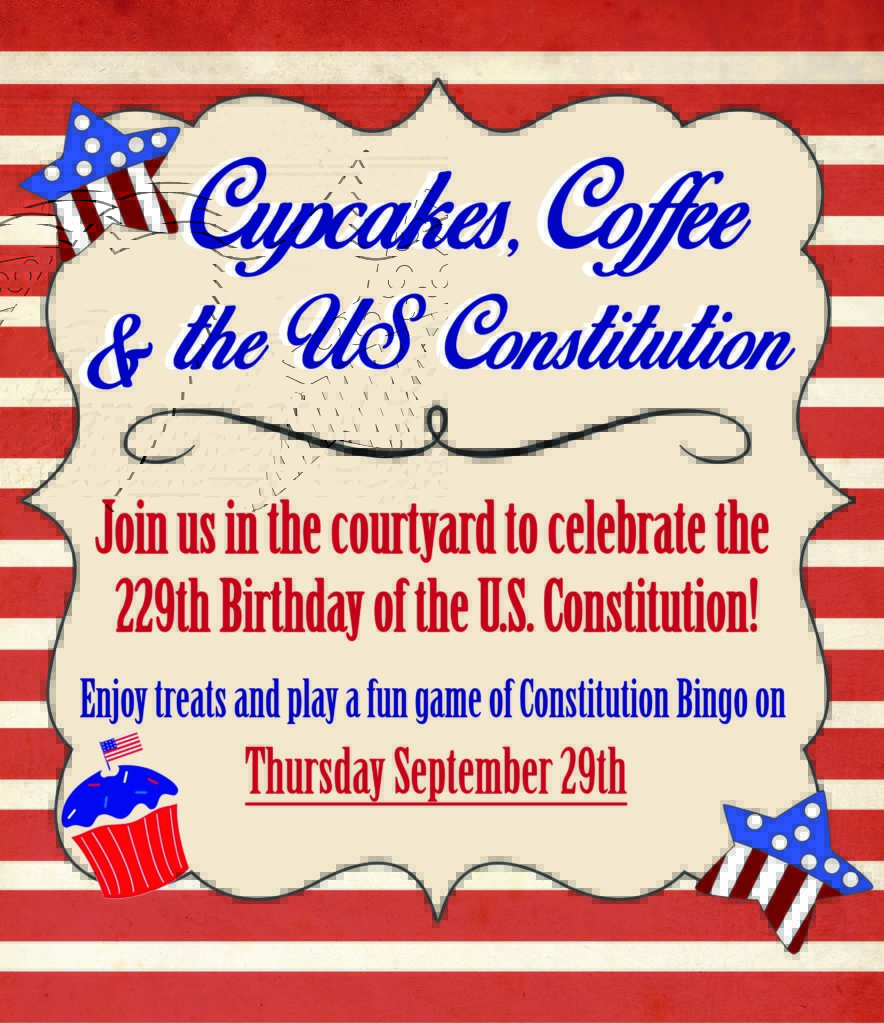 Cupcakes, Coffee & The U.S. Constitution